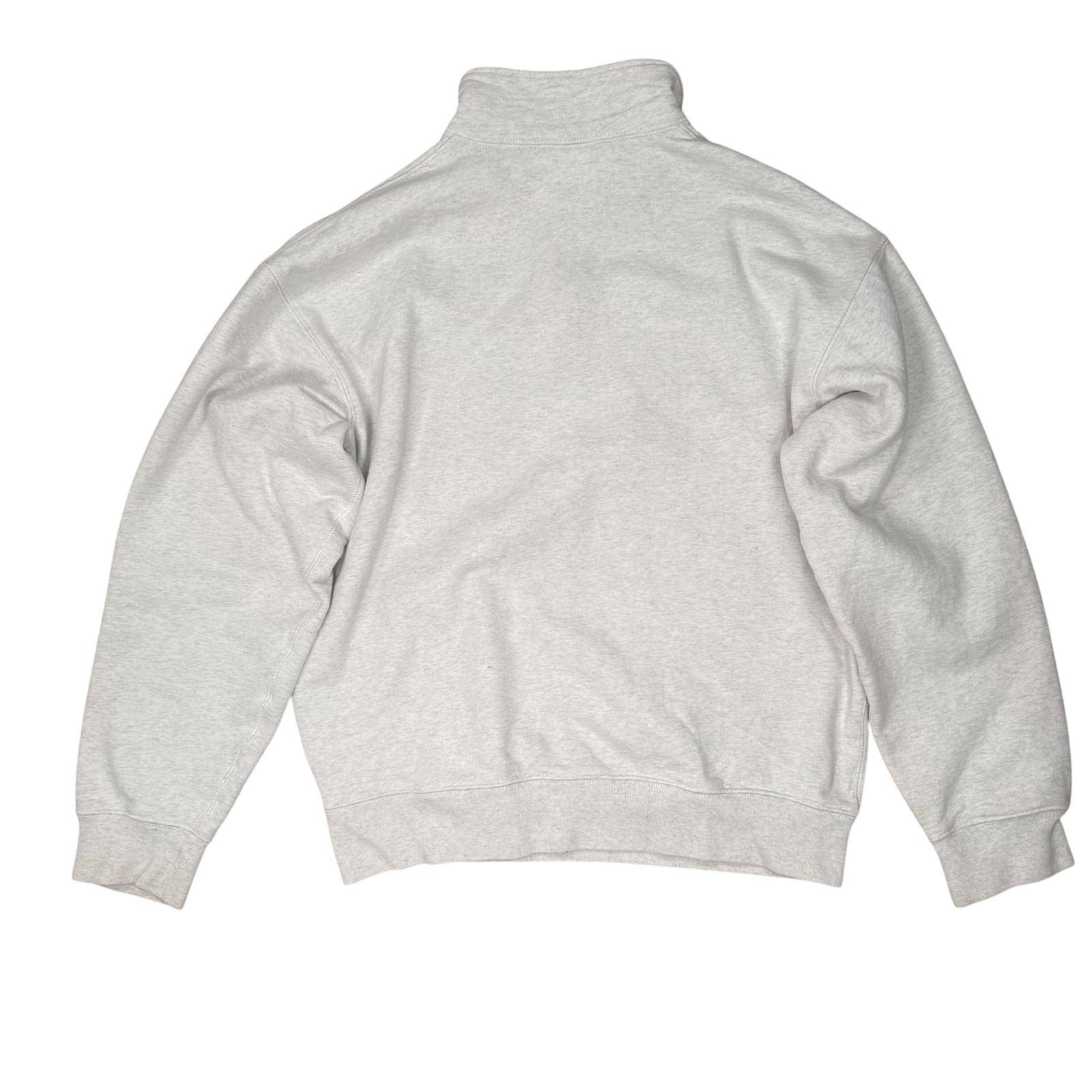 Nike Sweatshirt 1/4 Zip Pullover Long Sleeve Grey Heather Small