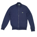 Lacoste Jumper Cardigan Zip Up Regular Fit Navy Blue XS