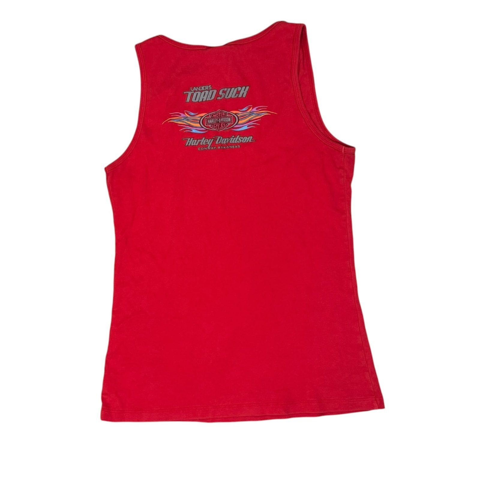 Harley-Davidson Vintage Y2K Tank Top Biker Graphic Medium