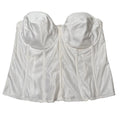 Dominique Longline Bustier Bra Bridal White Strapless Womens 44DD