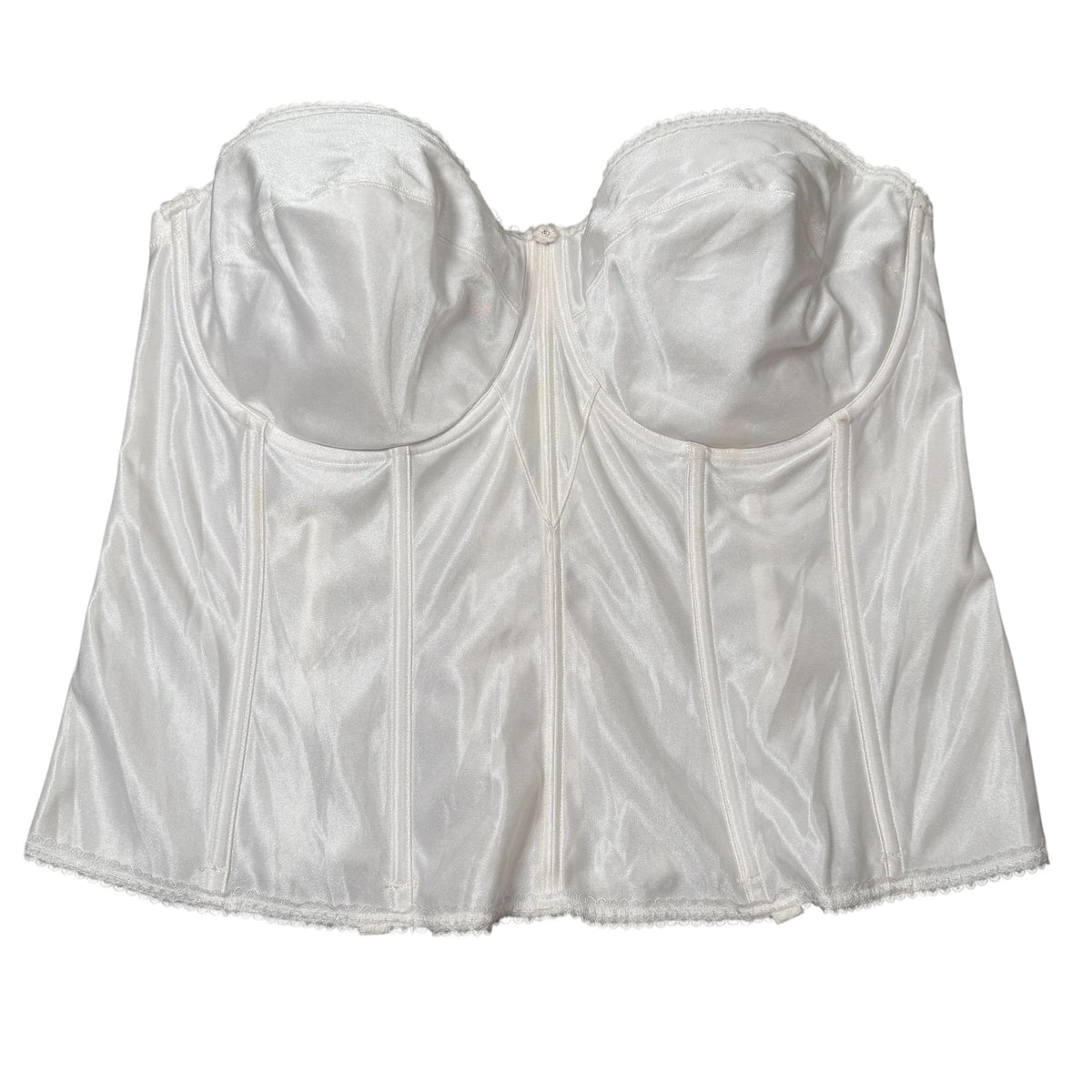 Dominique Longline Bustier Bra Bridal White Strapless Womens 44DD