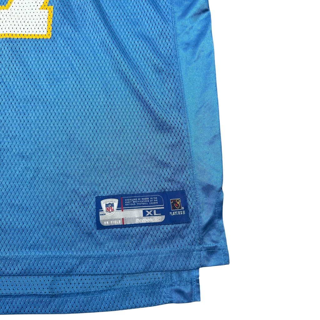 Reebok NFL Jersey Philip Rivers 17 Chargers Blue Vintage Womens XL