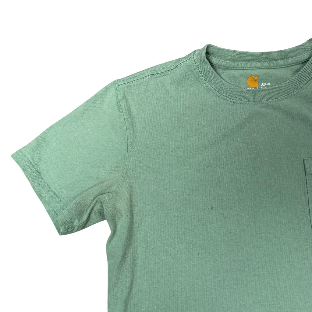 Carhartt T Shirt Pocket Tee Green Mint Workwear Womens Small