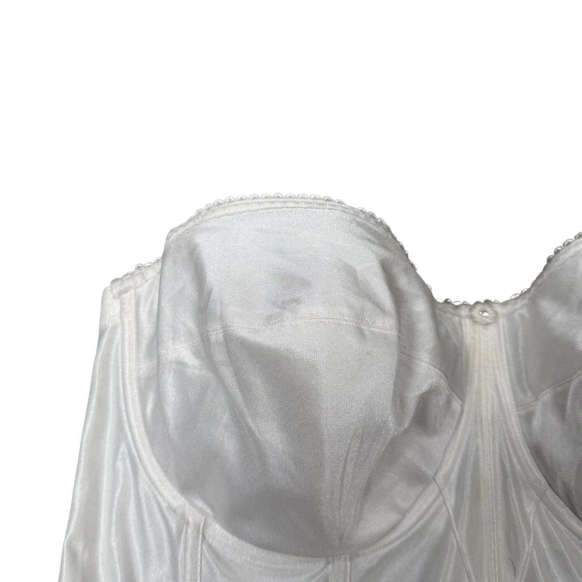 Dominique Longline Bustier Bra Bridal White Strapless Womens 44DD