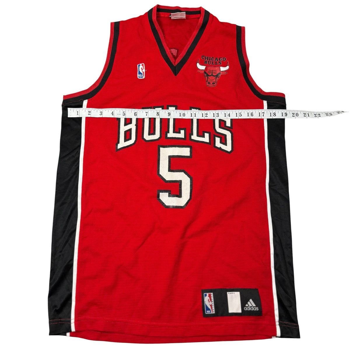 Chicago Bulls Jersey Boozer 5 NBA Adidas Red Vintage Womens 16